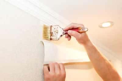 Pose de papier peint à Hettenschlag — revêtements muraux et toiles de verre